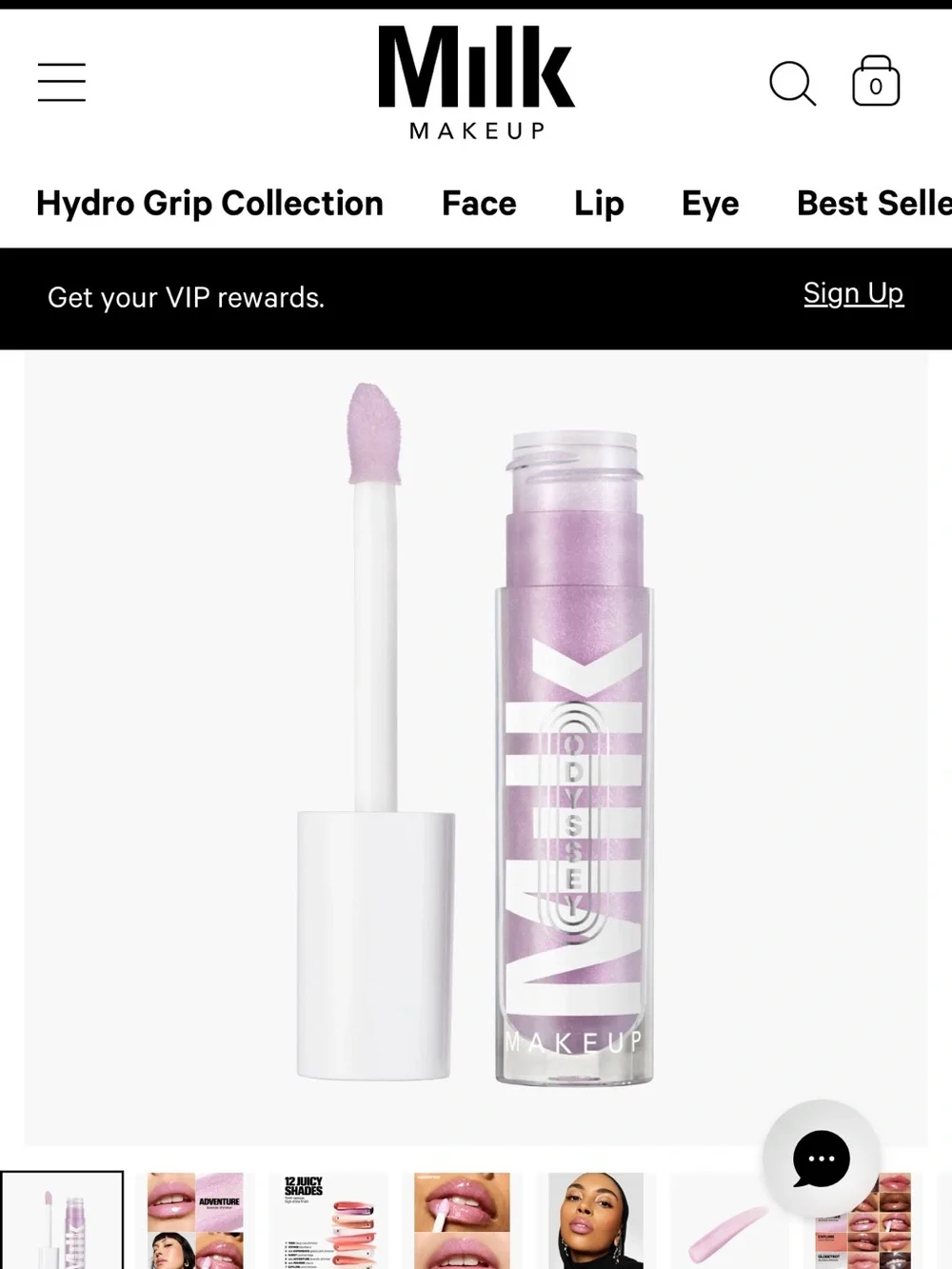 Milk Odyssey Lip Oil Gloss hydrating lip gloss new in box